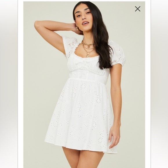 Altar'd State Dresses & Skirts - New with tags altard state Hadley eyelet mini dress